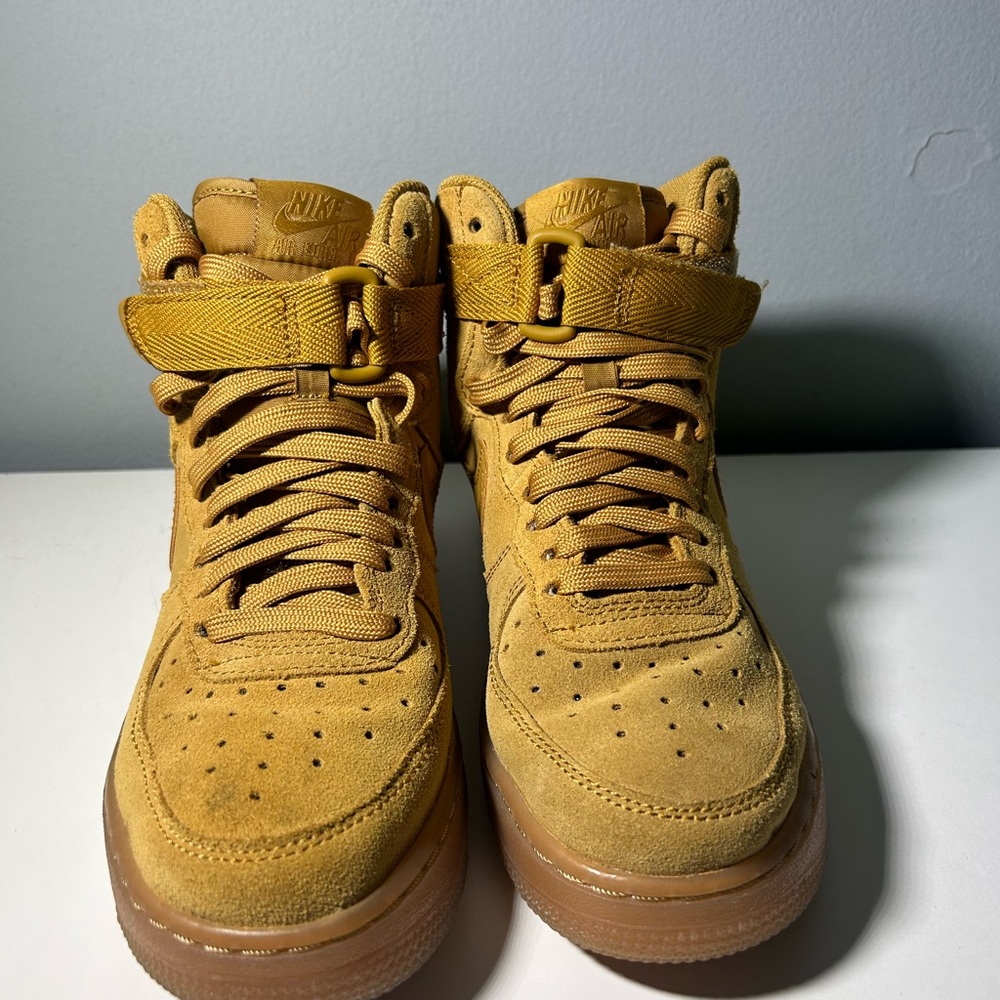 Girls Air Force 1 High LV 8 Wheat